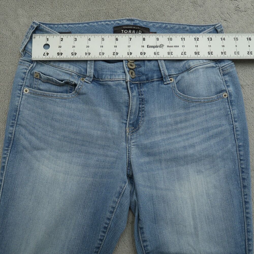 Torrid Jegging Jeans Women's Size 10R Blue Mid-Rise Stretch Denim 28" Inseam - Picture 15 of 16